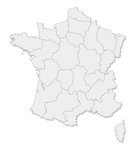 Carte des teleassistance de France